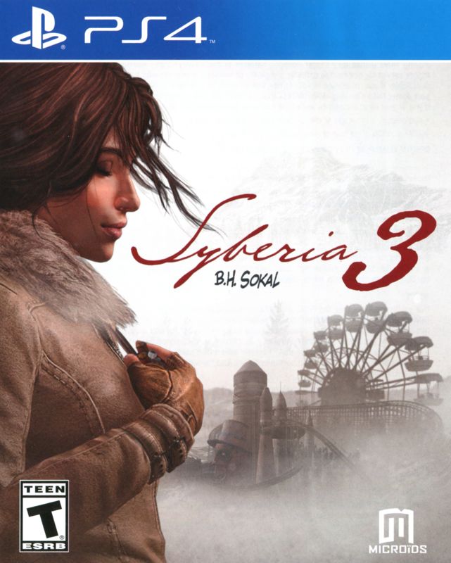 Syberia 3 box art for Playstation 4